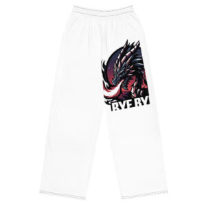 All-over print unisex wide-leg pants